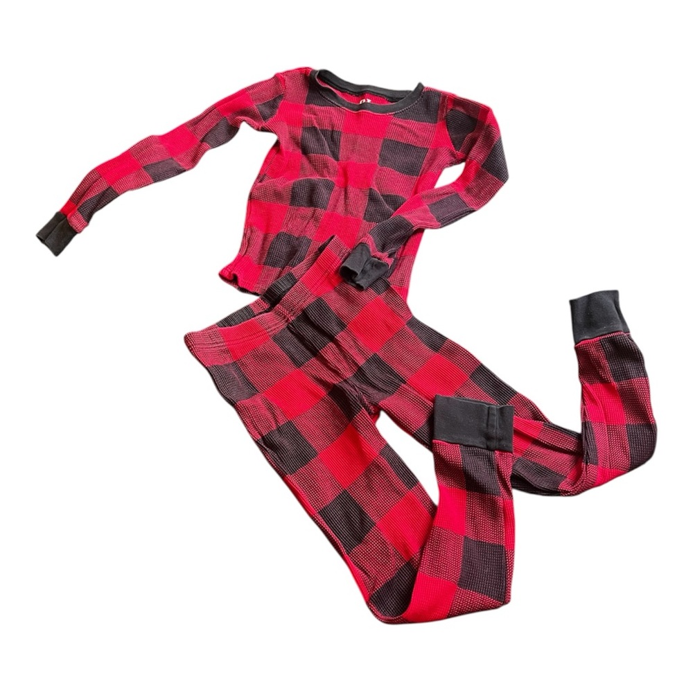 The Children's Place Red and Black Plaid Pajama Set